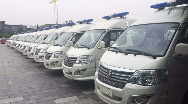 金旅105台救护车投入陕西省基层医疗工作