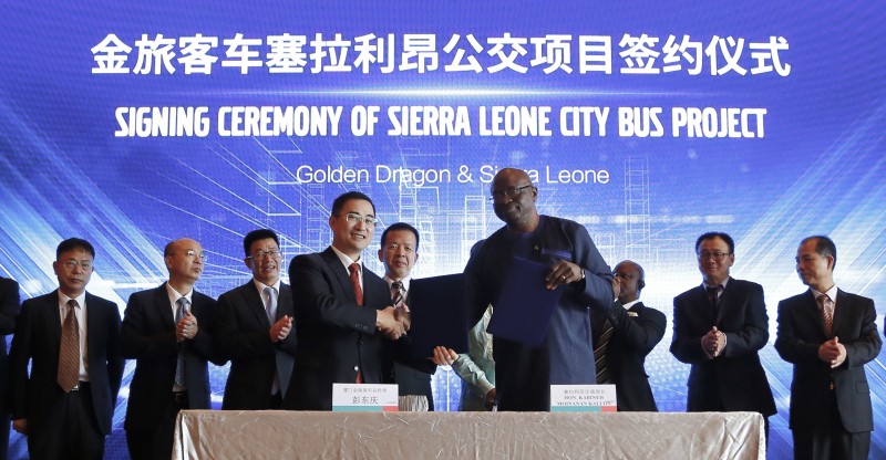 深化中非合作交流 金旅客车塞拉利昂公交项目签约